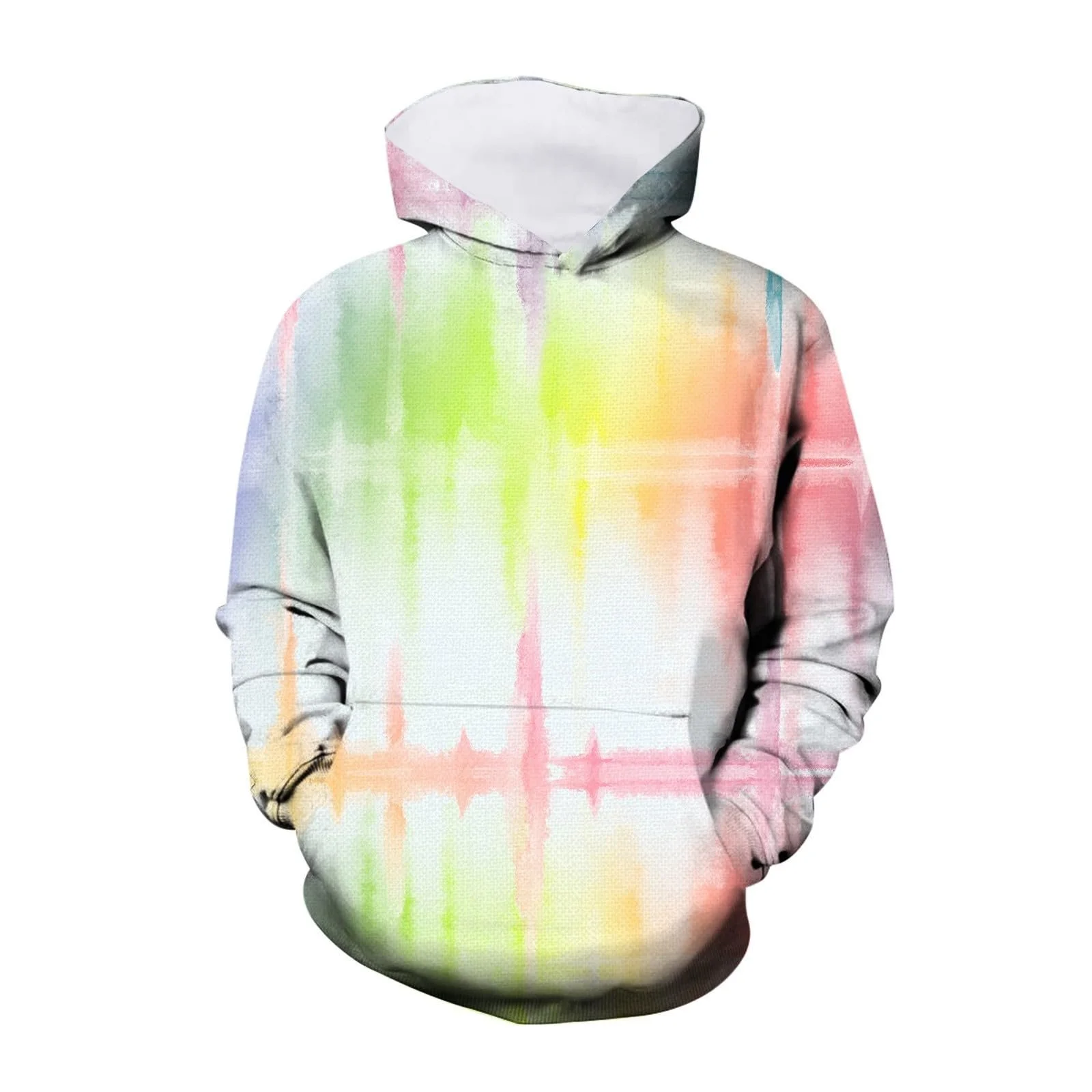 Худи для девочки 3D Visual Digital Gedruckter Tie-Dye Gedruckter Pullover Sweatshirt, фото №1