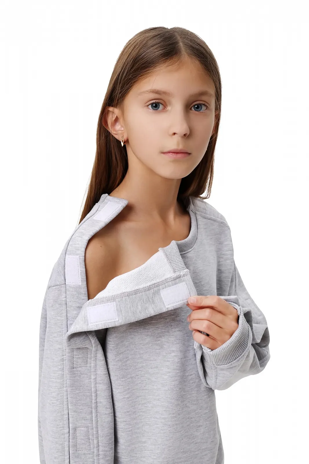 Адаптивный свитшот для девочки, фото №2