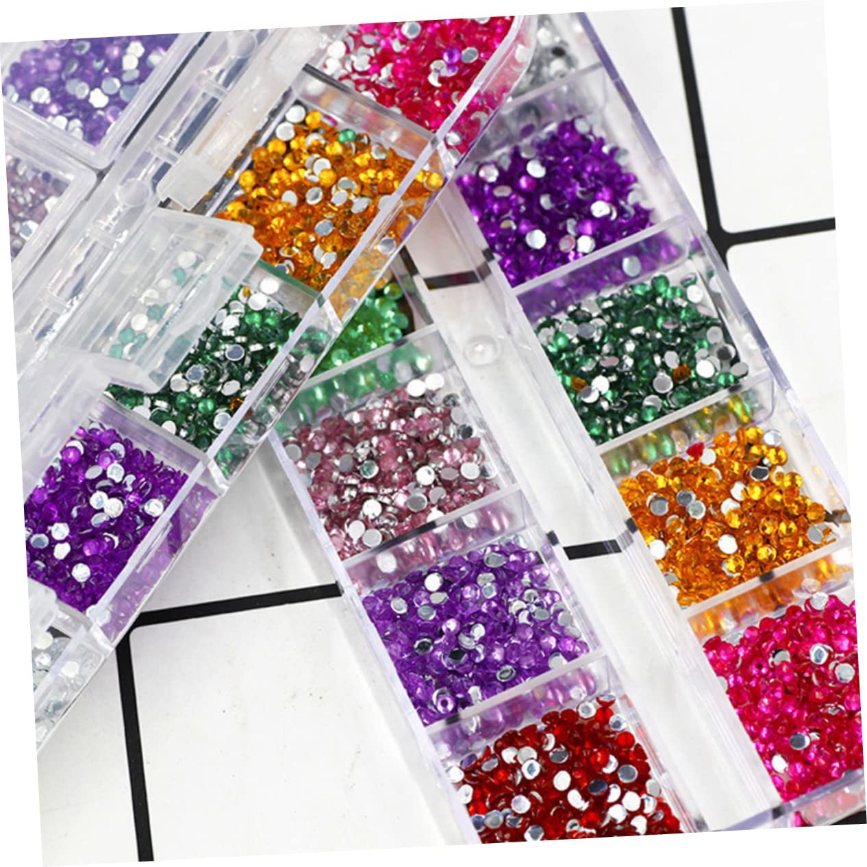 Стразы Healeved Кристалл, Разноцветный, 2000 шт., фото №3