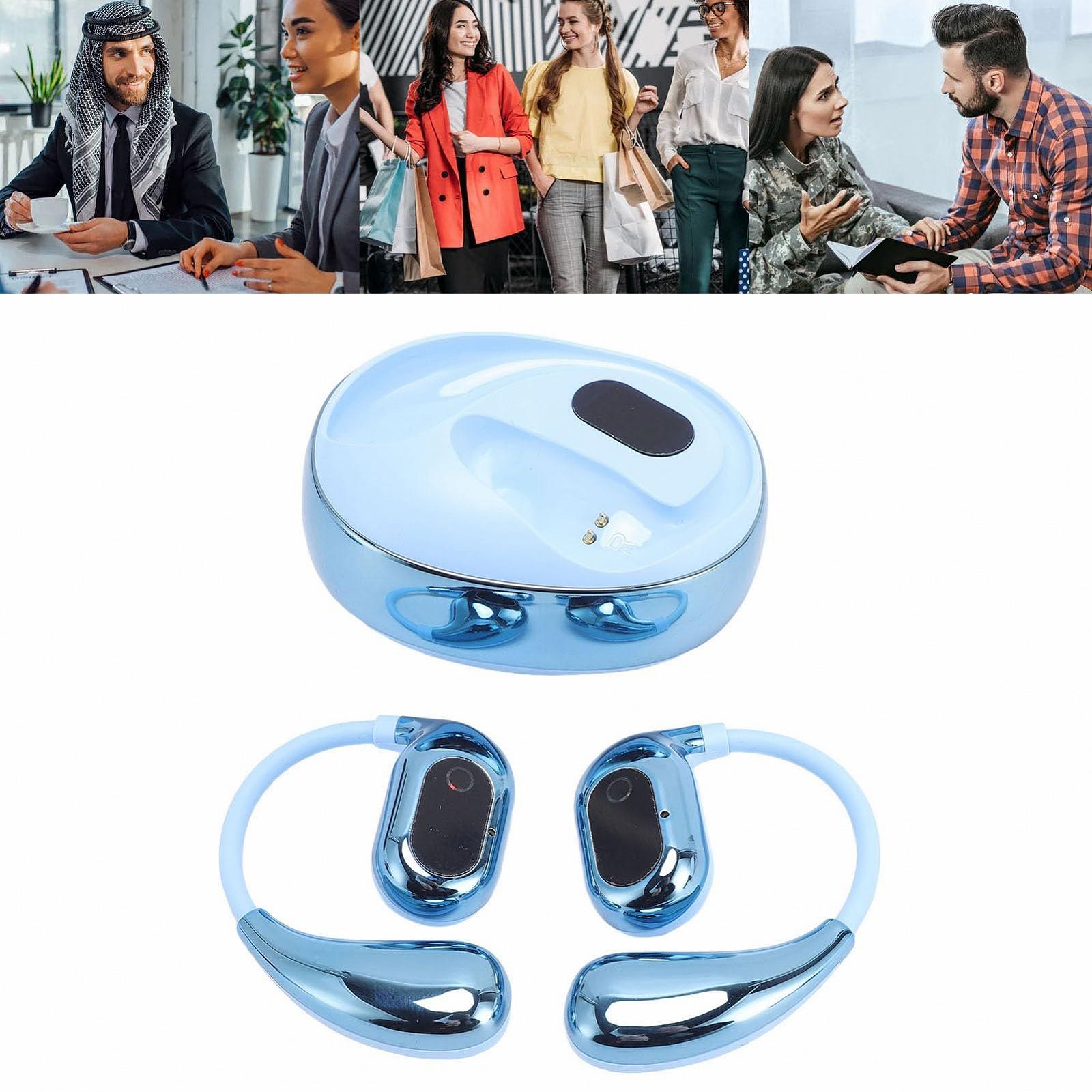 Бездротові з голосовим керуванням з цифровим дисплеєм, Шумозаглушення з зарядним футляром, 80 мов, фото №5