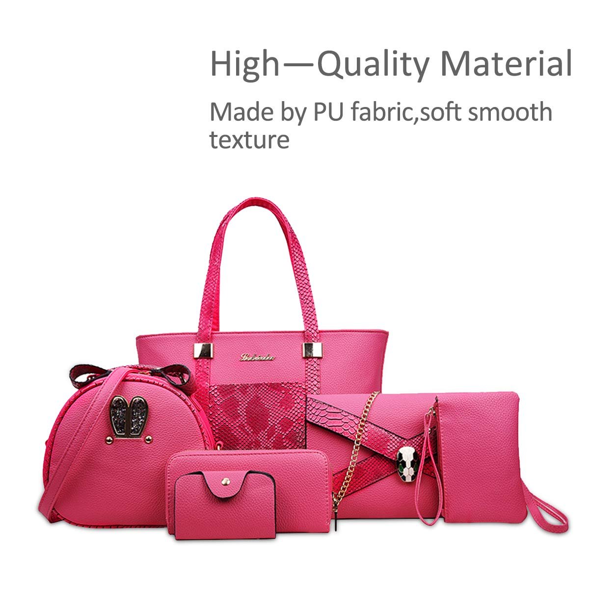 Сумка жіноча Nicole & Doris Комплект 6шт, фото №3