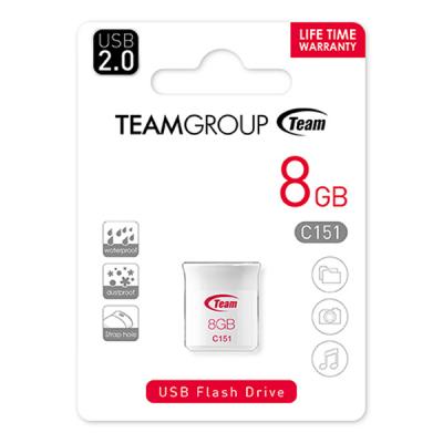 USB флеш-накопитель Team 8gb C151 USB 2.0 TC1518GR01, фото №2
