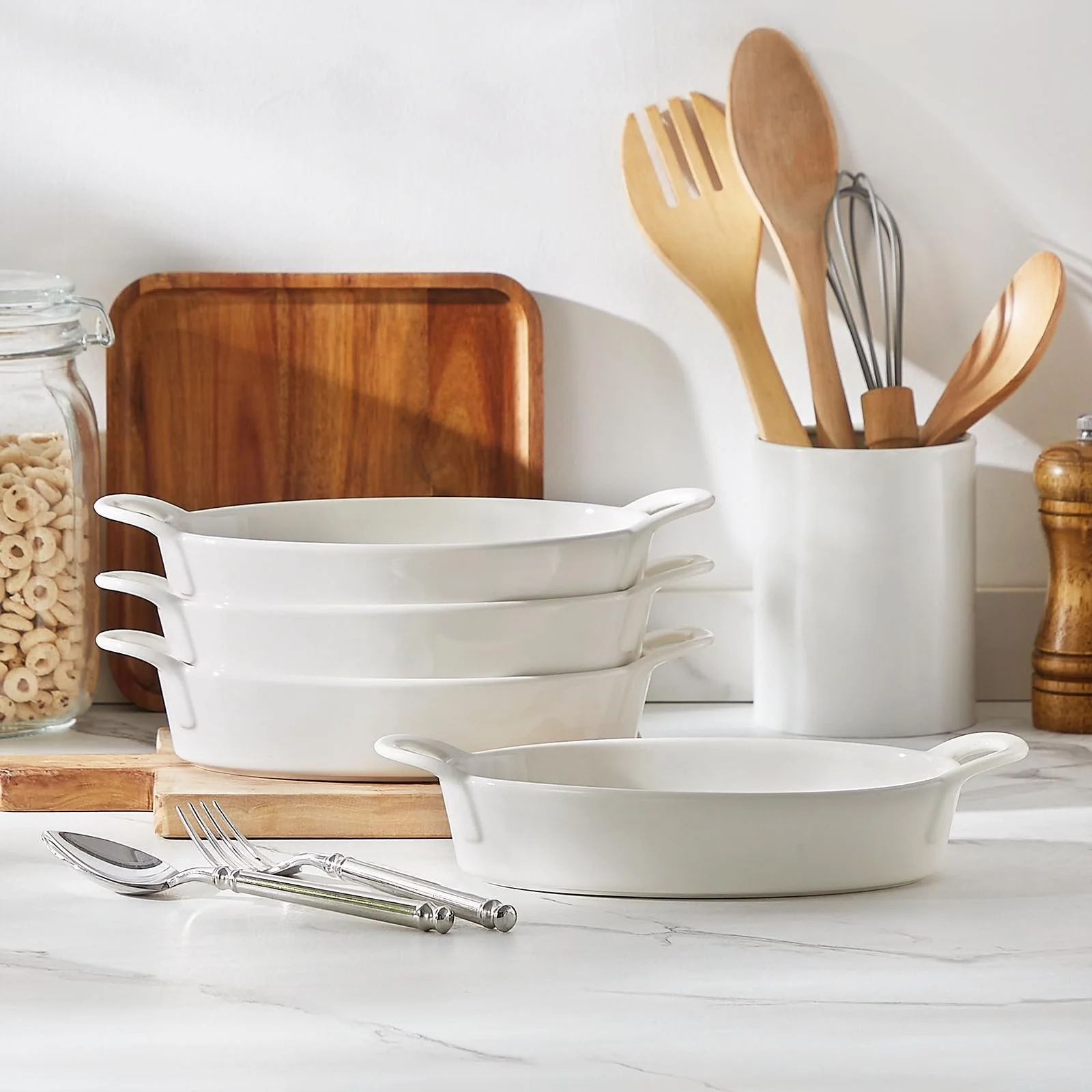 Набор форм для запекания MALACASA Bake Series овальные порционные 4 шт., фото №6 Набор форм для запекания MALACASA Bake Series овальные порционные 4 шт., фото №6