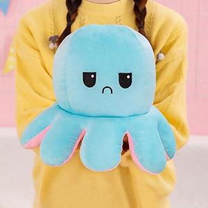 Мягкая игрушка Осьминог перевертыш 40см х 20см - Двусторонний - Фото 1