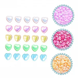 Украшение для ногтей Сердце FOMIYES 2500 шт. Пластик synthetic.ua - Фото 1