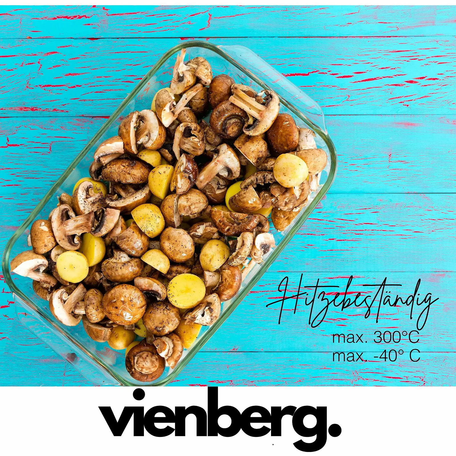 Набор стеклянных форм для запекания прямоугольные 2 шт боросиликатное стекло термостойкие до 300 °C, фото №2 Набор стеклянных форм для запекания прямоугольные 2 шт боросиликатное стекло термостойкие до 300 °C, фото №2