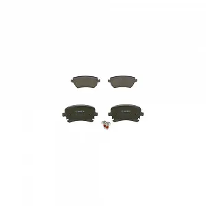 Комплект гальмівних колодок, дискове гальмо BOSCH 0 986 494 303 для AUDI VW задня вісь - Фото 1