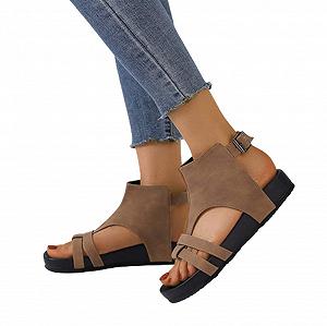 Женские Модные Плоские Сандалии Высокого Качества Ортопедические synthetic.ua - Фото 1