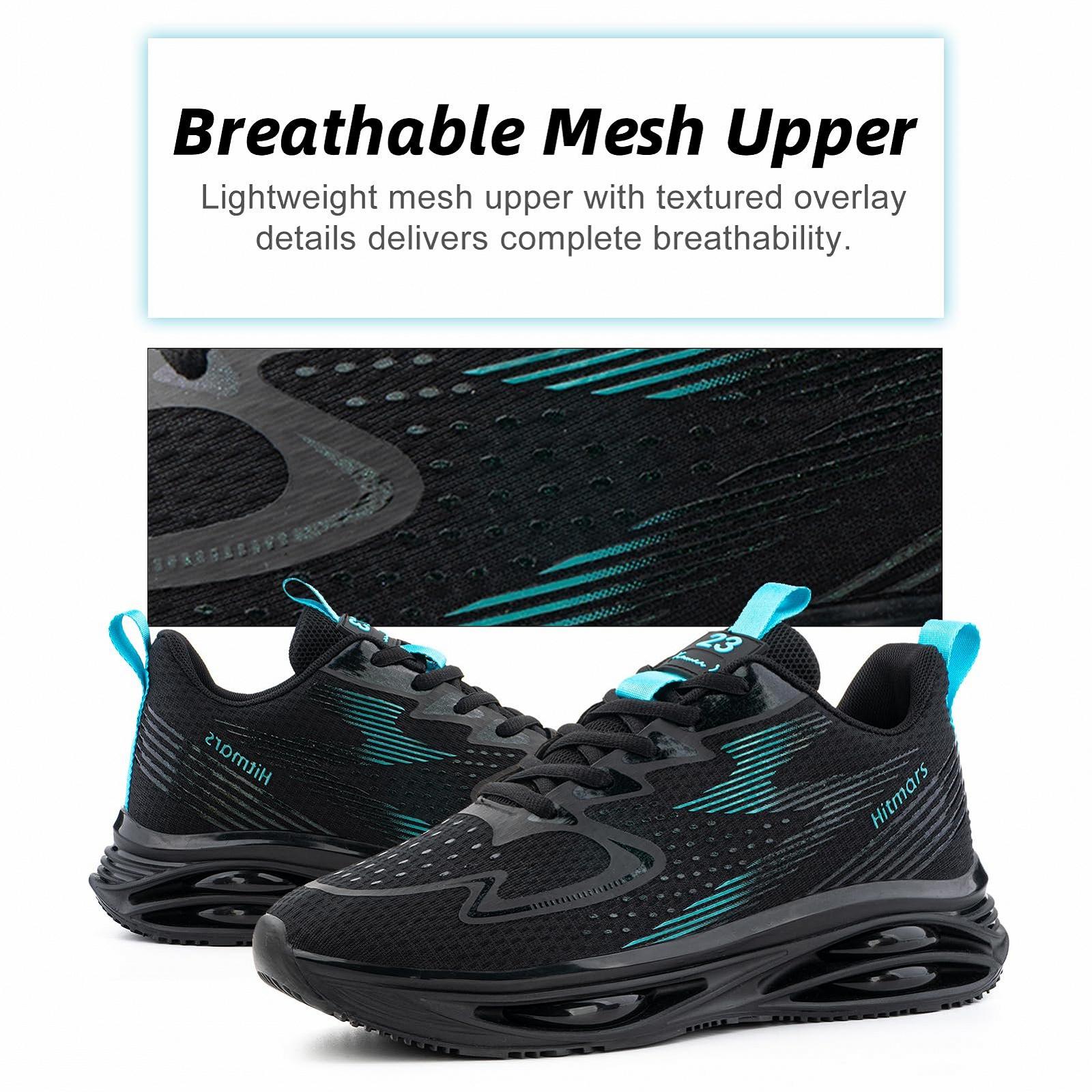 Кросівки Hitmars Спортивні Легкі Чорний EU 36-47, фото №3 Кросівки Hitmars Спортивні Легкі Чорний EU 36-47, фото №3