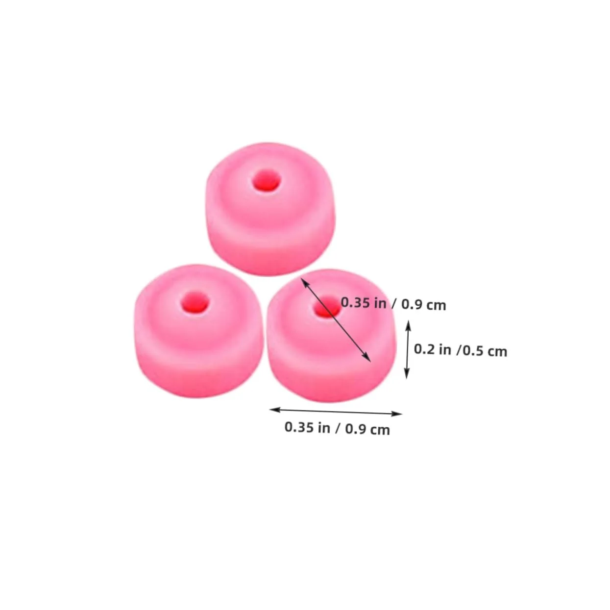 Держатель для насадок на дрель OATIPHO 15 шт., резиновый пылезащитный, розовый силикагель, фото №2