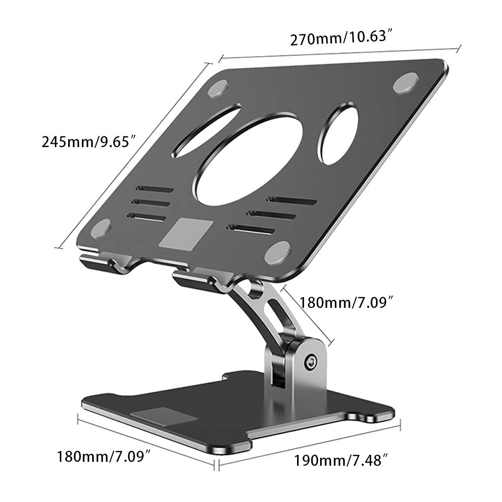 Подставка для ноутбука складная регулируемая, держатель для охлаждения, для домашнего офиса, органайзер для ноутбука, фото №7