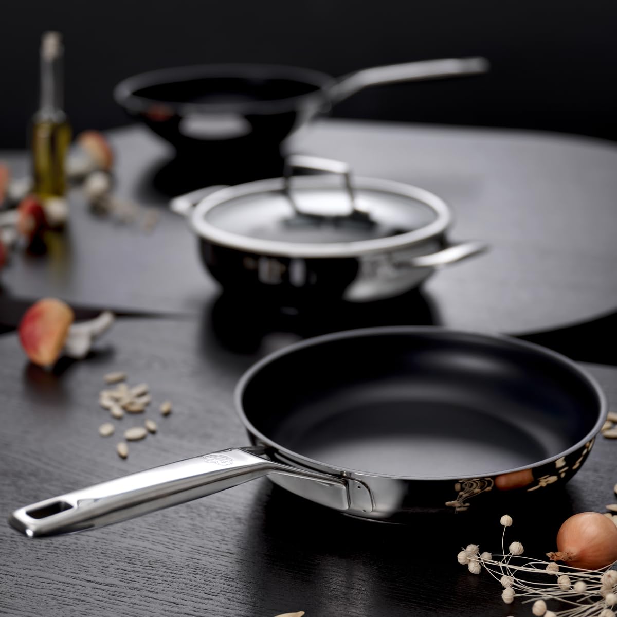 Сковорода Schulte-Ufer ASTRAL 64456-28 с поверхностной структурой UniverSUS из нержавеющей стали 28 см, фото №6