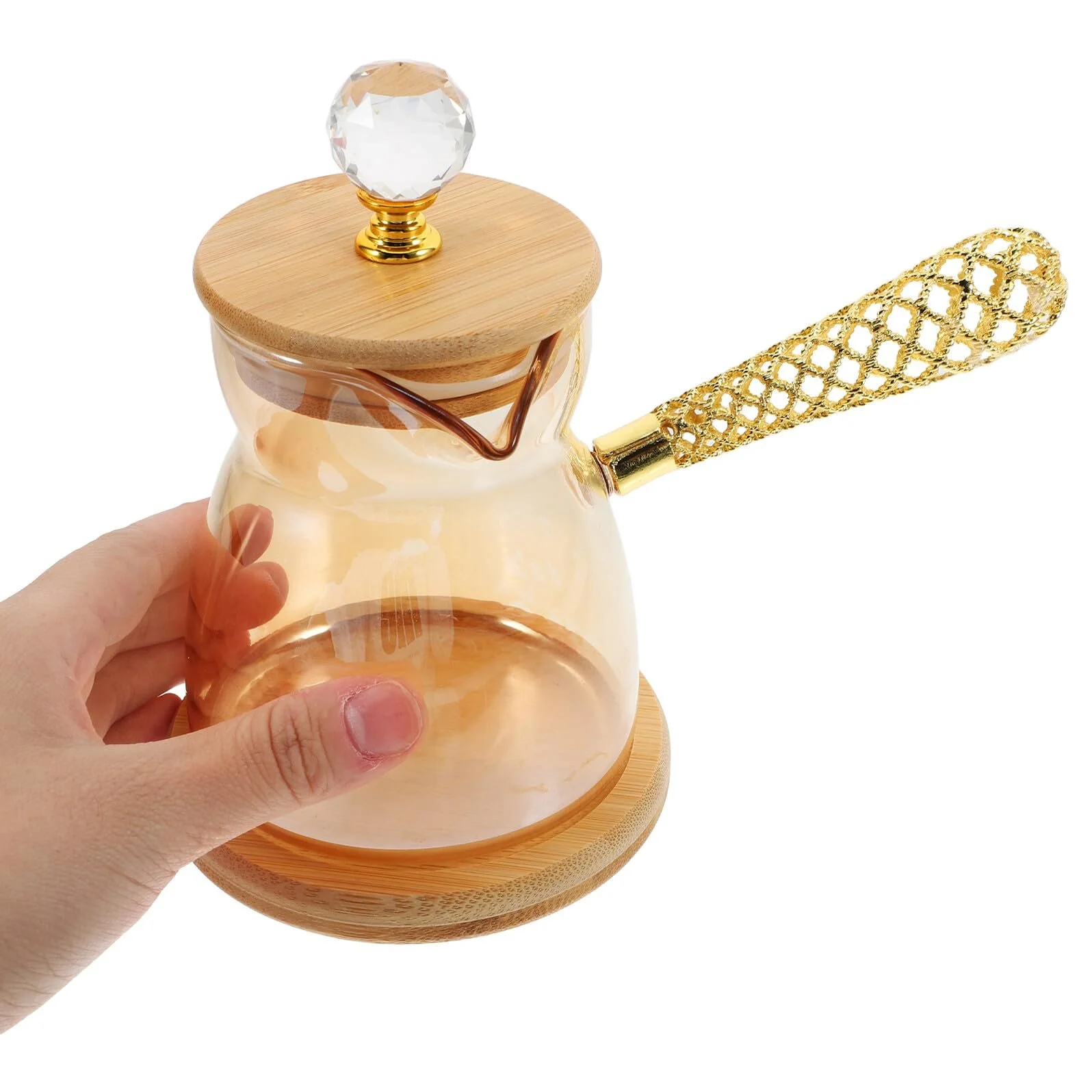 Кофейник NUOBESTY Ретро Стеклянный 350 мл, фото №7