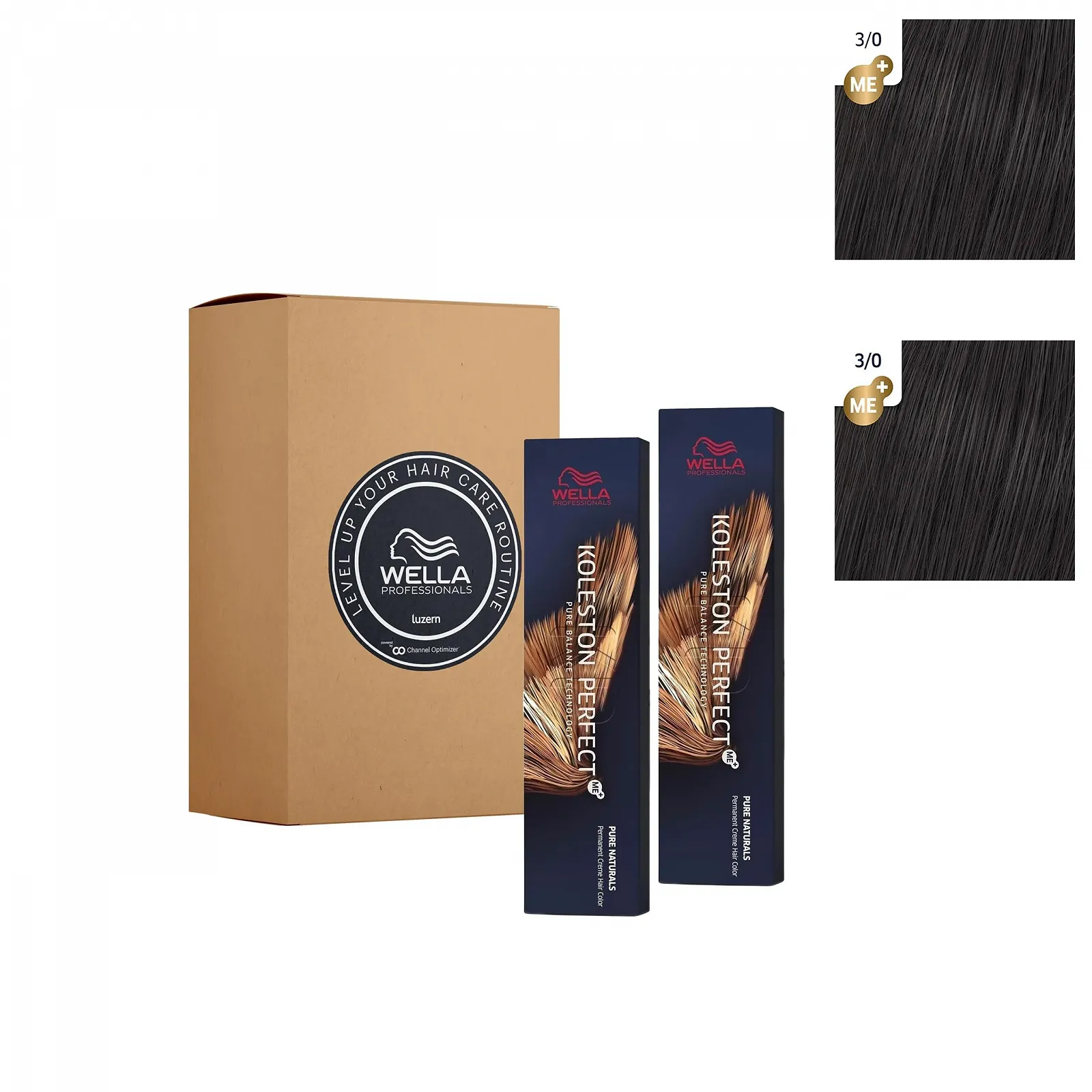 Фарба для волосся Wella Koleston Perfect ME+ Pure Naturals 3/0 Темно-коричневий/Натуральний, 60 мл, 2 шт, фото №1 Фарба для волосся Wella Koleston Perfect ME+ Pure Naturals 3/0 Темно-коричневий/Натуральний, 60 мл, 2 шт, фото №1