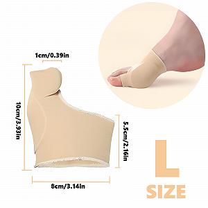 Корректор большого пальца стопы Hallux Valgus, 1 пара разделителей для пальцев, шина synthetic.ua - Фото 1