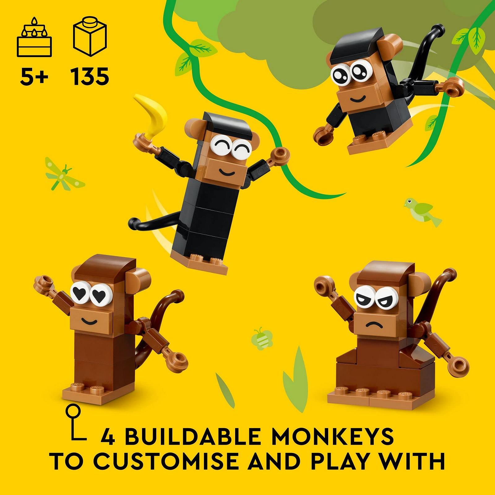 Конструктор LEGO Classic Creative Monkey Fun 11031, фото №2