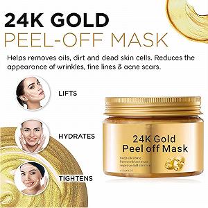 Маска для обличчя 24K Gold Peel Off, омолоджуюча маска з колагеном та гіалуроновою кислотою ціна на synthetic.ua - Фото 1 Маска для обличчя 24K Gold Peel Off, омолоджуюча маска з колагеном та гіалуроновою кислотою synthetic.ua - Фото 1