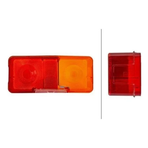 Скло заднього ліхтаря HELLA 9EL 116 844-001 для MASSEY FERGUSON, JOHN DEERE, фото №2 Скло заднього ліхтаря HELLA 9EL 116 844-001 для MASSEY FERGUSON, JOHN DEERE, фото №2