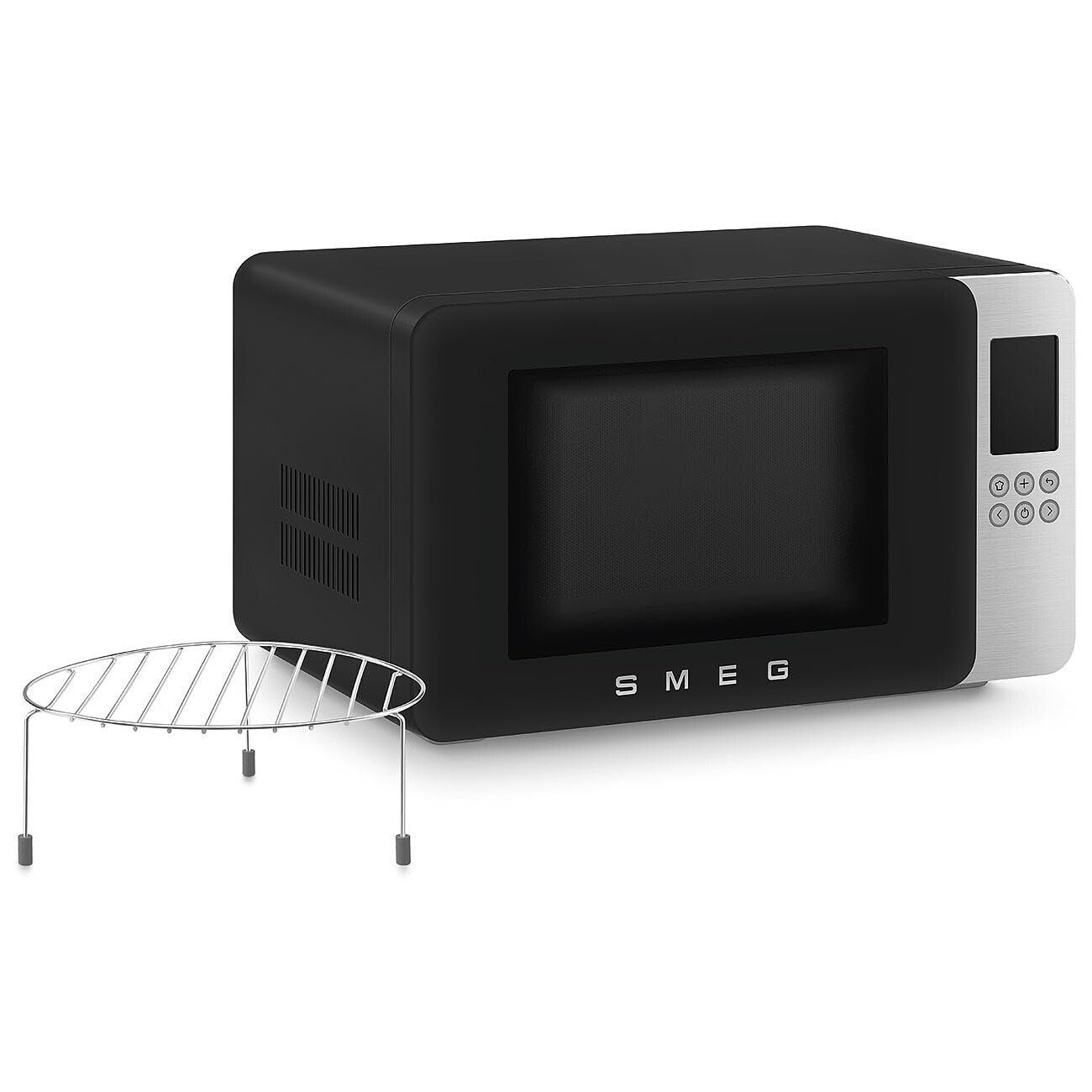 Мікрохвильова піч Smeg MOC01BLMEU з грилем Чорна, фото №6 Мікрохвильова піч Smeg MOC01BLMEU з грилем Чорна, фото №6