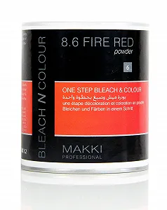 Фарба для волосся Makki Bleach N Colour 8.3 Fire Red Вогняний Червоний - Фото 1