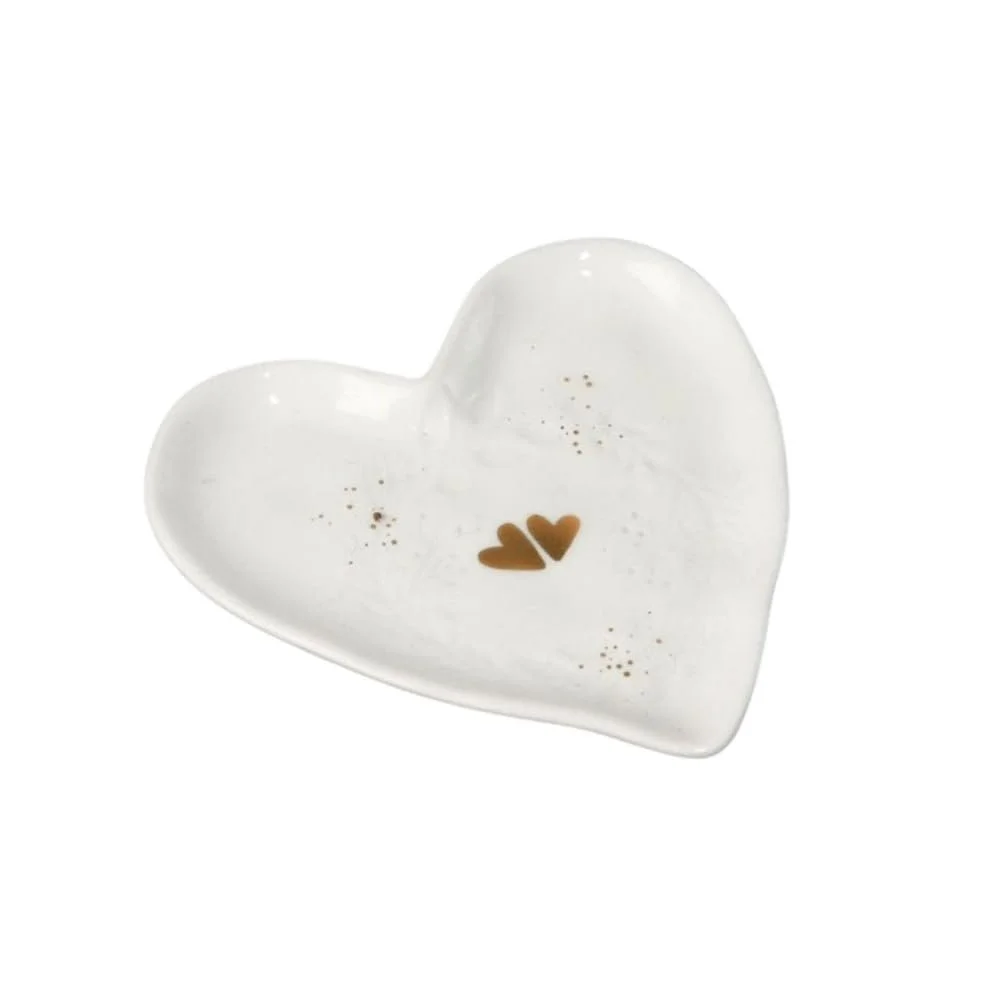 Тарелка Сердце Mini Golden Hearts, фото №1 Тарелка Сердце Mini Golden Hearts, фото №1