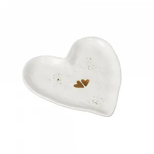 Тарелка Сердце Mini Golden Hearts - Фото 1