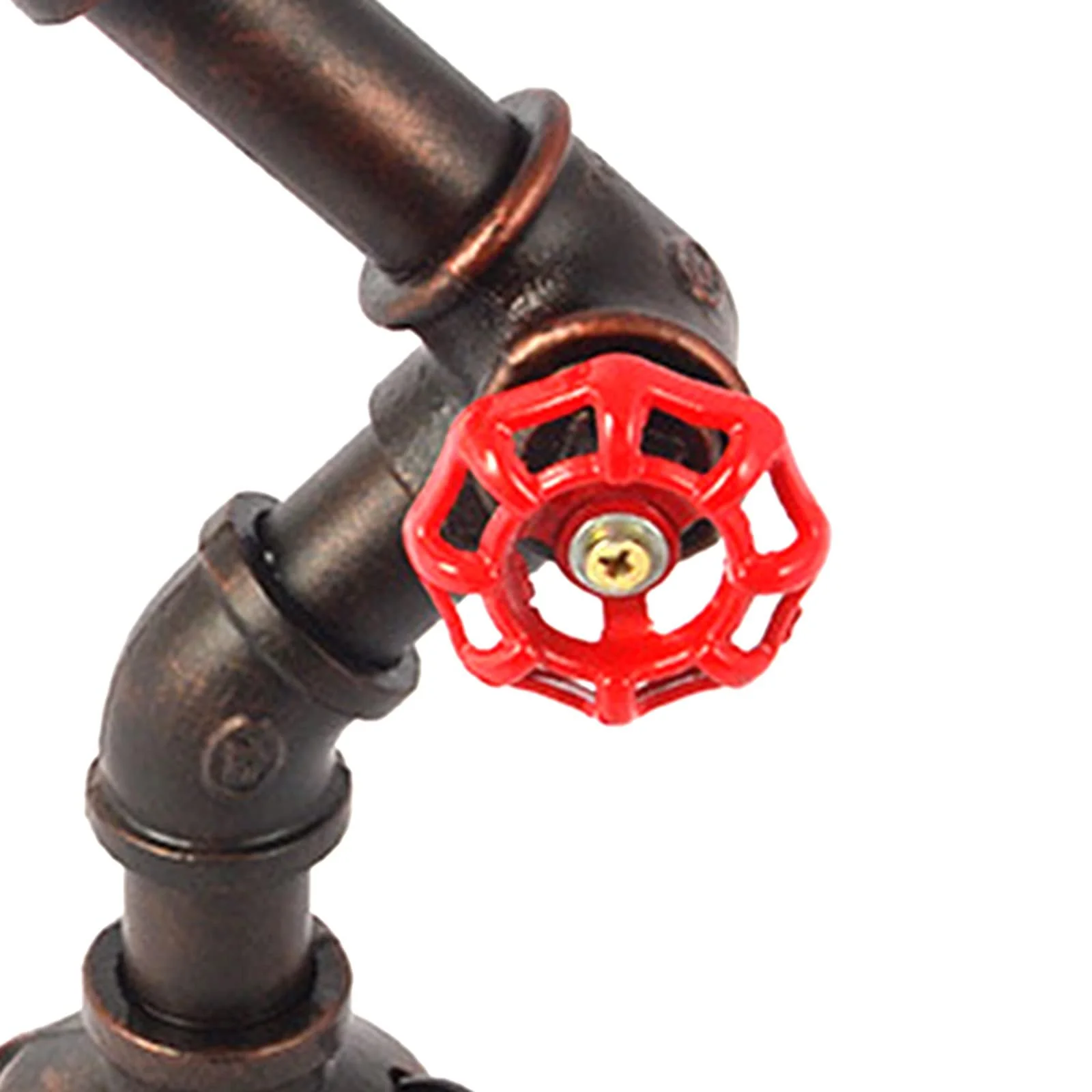 Настільна лампа Vintage Retro Industrial Steampunk E27 Залізна антикварна база, фото №6