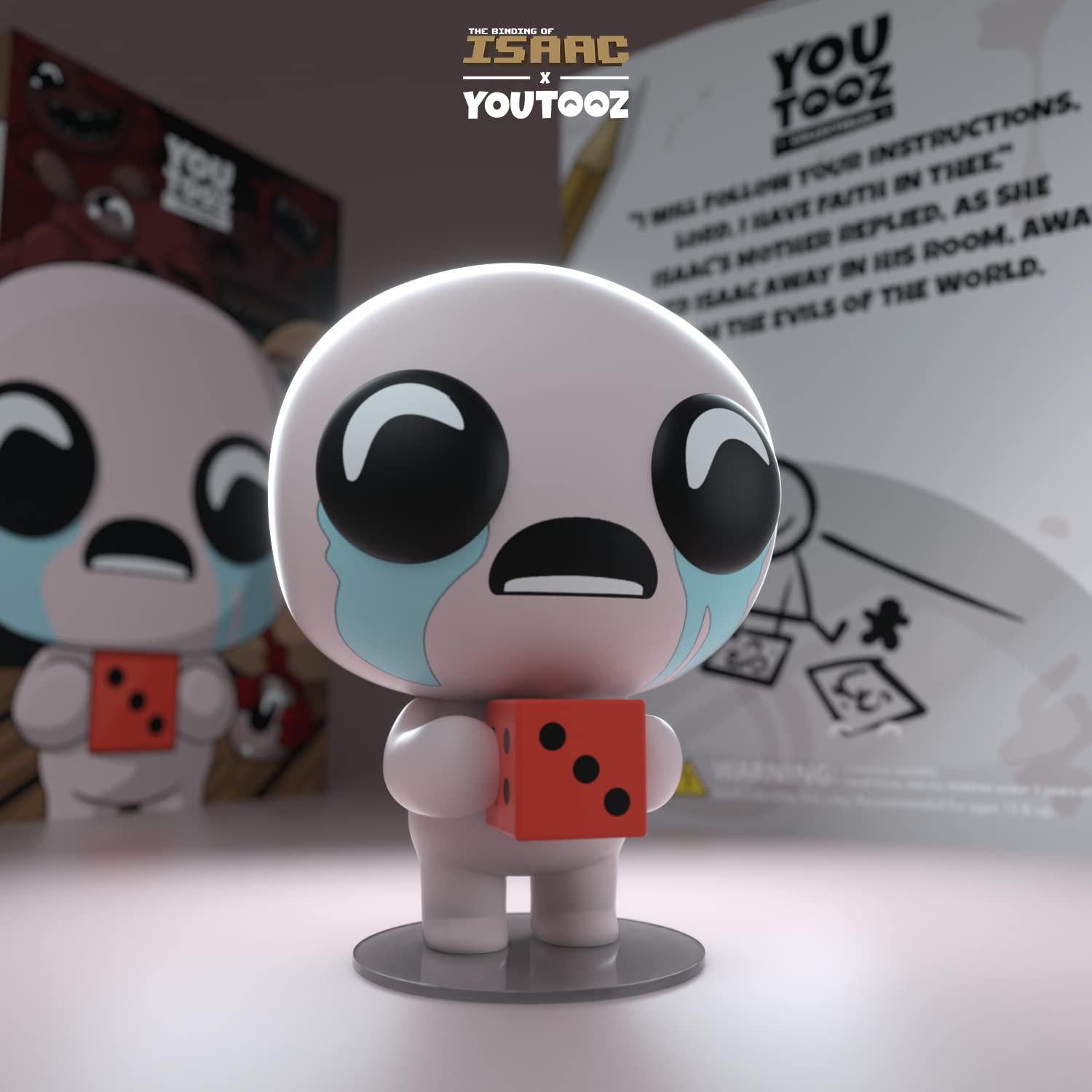 Фігурка вінілова Youtooz The Binding of Isaac Ісаак 8 см, фото №7
