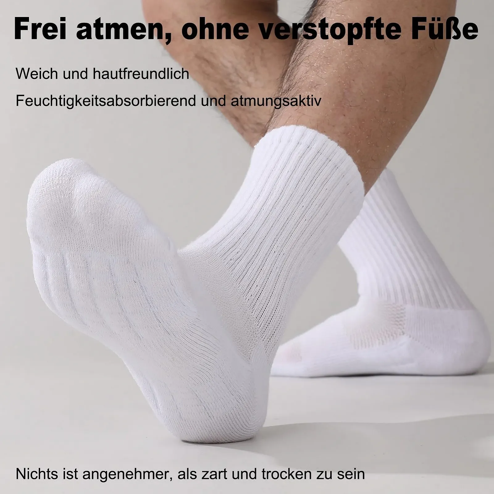 Спортивні шкарпетки Білий, 5 пар, розмір універсальний, фото №6