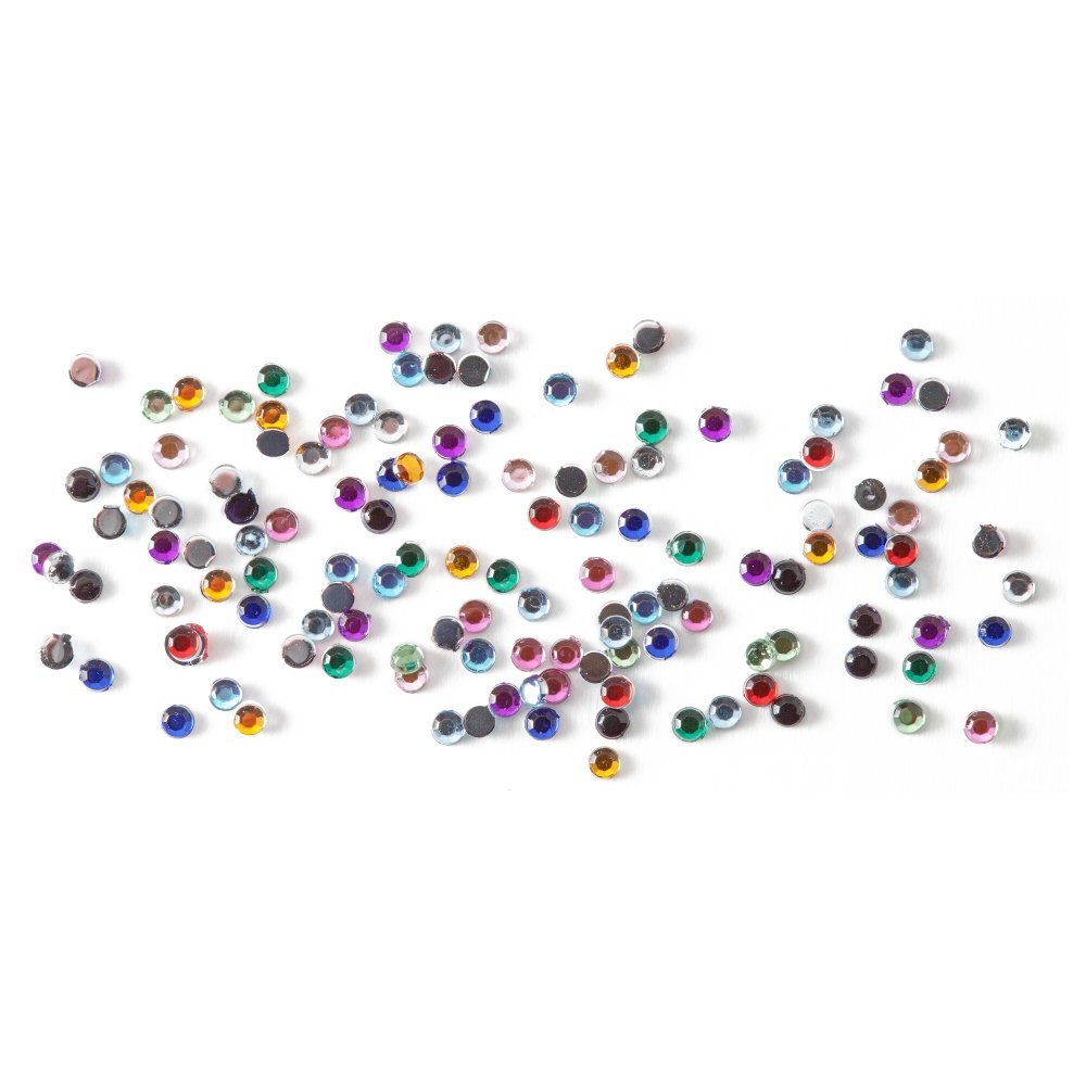 Стразы Круглые Nail Fun Mix Цветов 1.5 мм, фото №1
