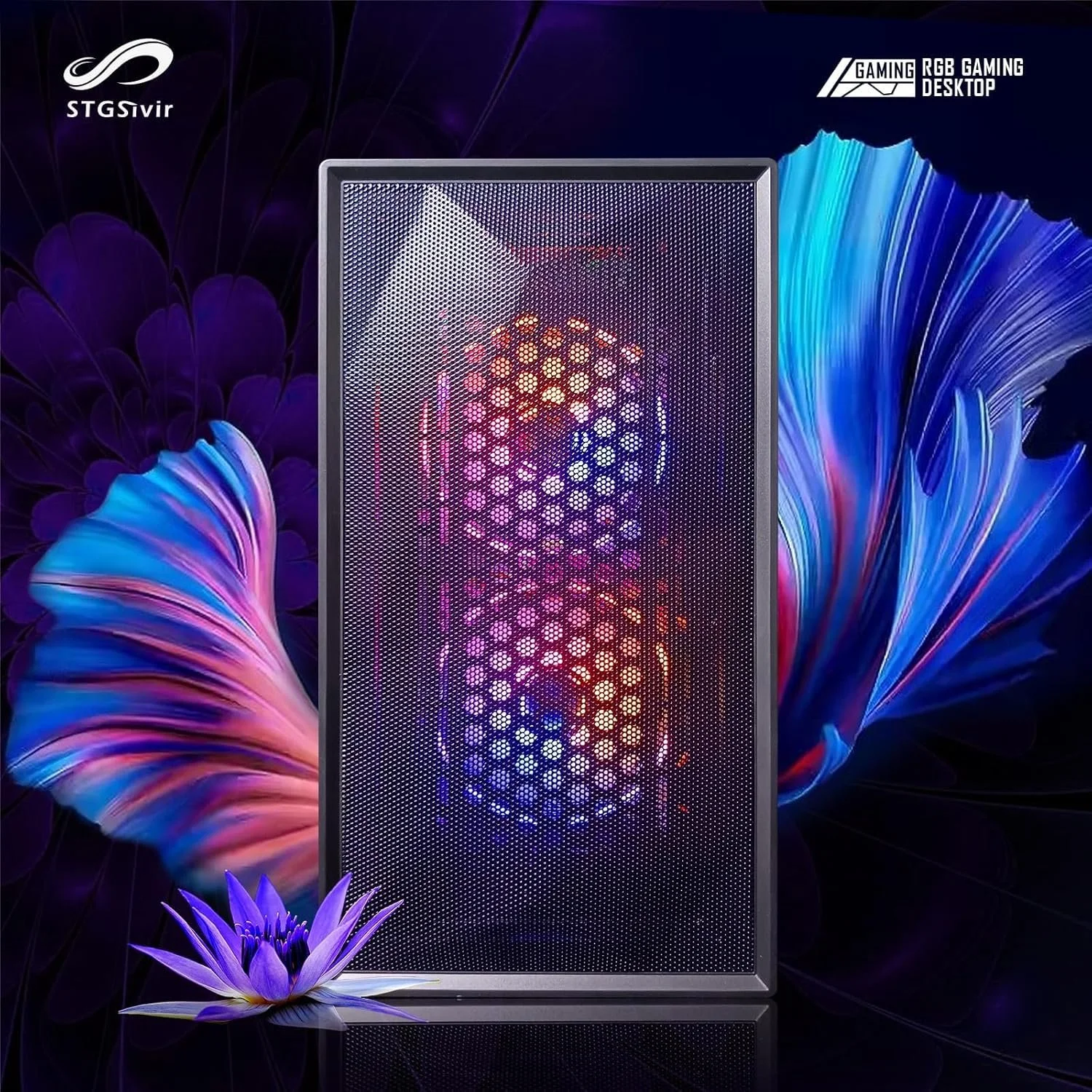 Комп’ютер STGsivir PC Gamer / Intel Core i5-4590 / RAM 16GB / SSD 512GB / AMD Radeon R9 370 / HDMI / LAN / Wi-Fi 5 / Bluetooth 5.0 / Windows 11 / Чорний, фото №4 Комп’ютер STGsivir PC Gamer / Intel Core i5-4590 / RAM 16GB / SSD 512GB / AMD Radeon R9 370 / HDMI / LAN / Wi-Fi 5 / Bluetooth 5.0 / Windows 11 / Чорний, фото №4