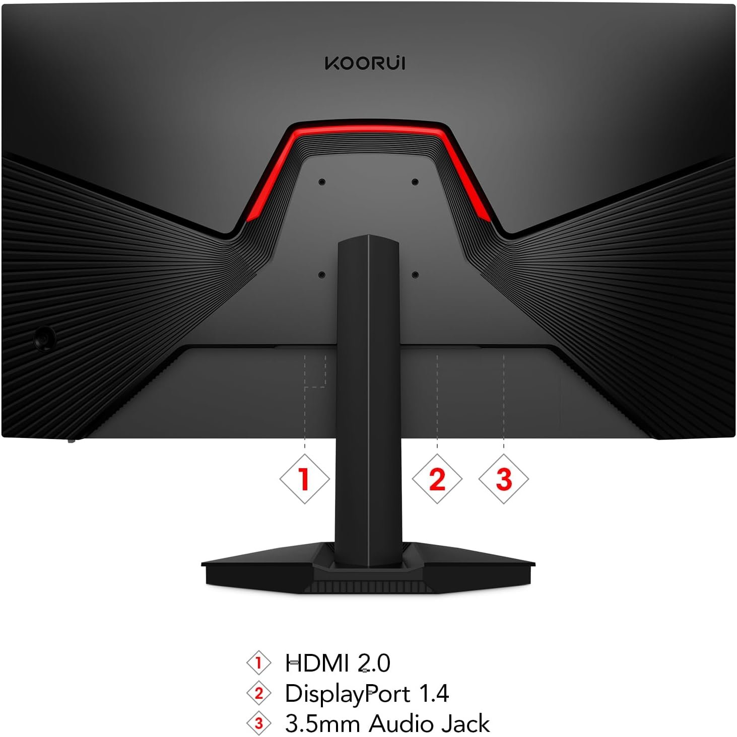 Монітор 24" KOORUI GN05 2K VA 240 Гц, фото №5