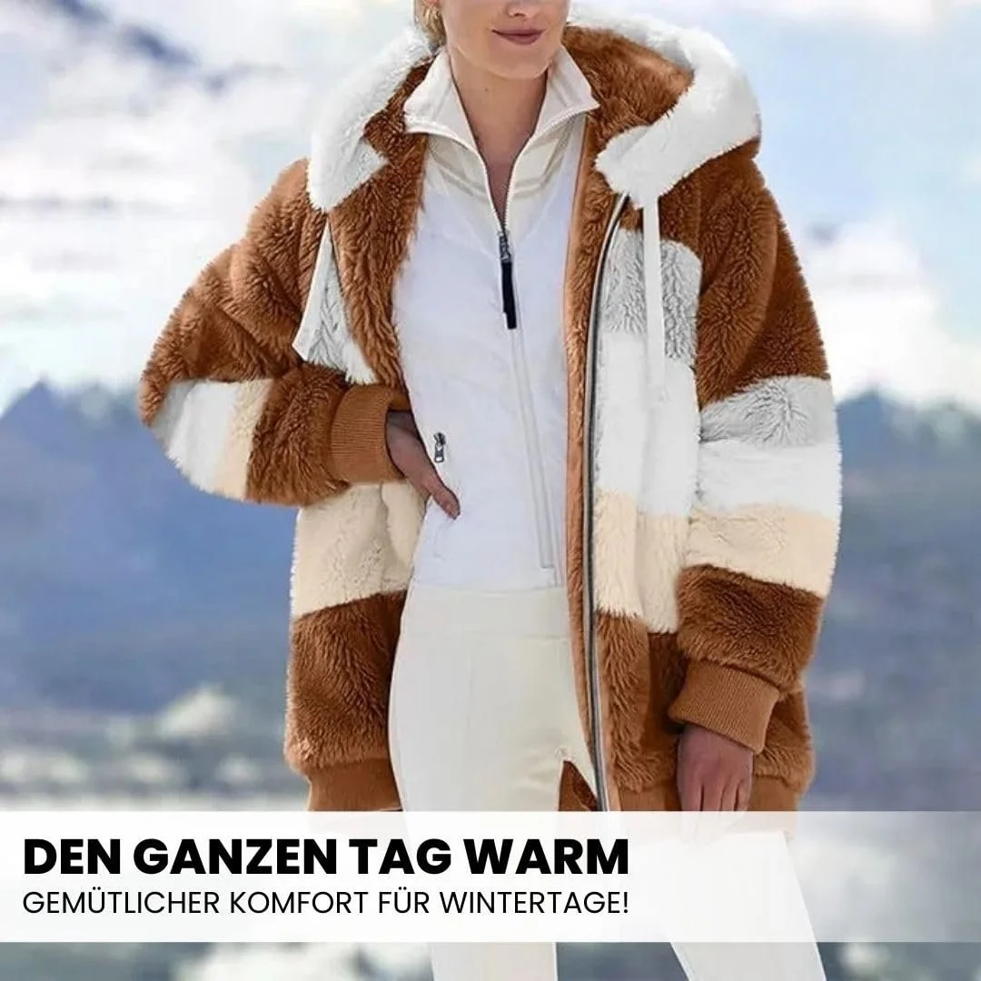 Пальто з капюшоном CozyFeel з флісу, фото №5