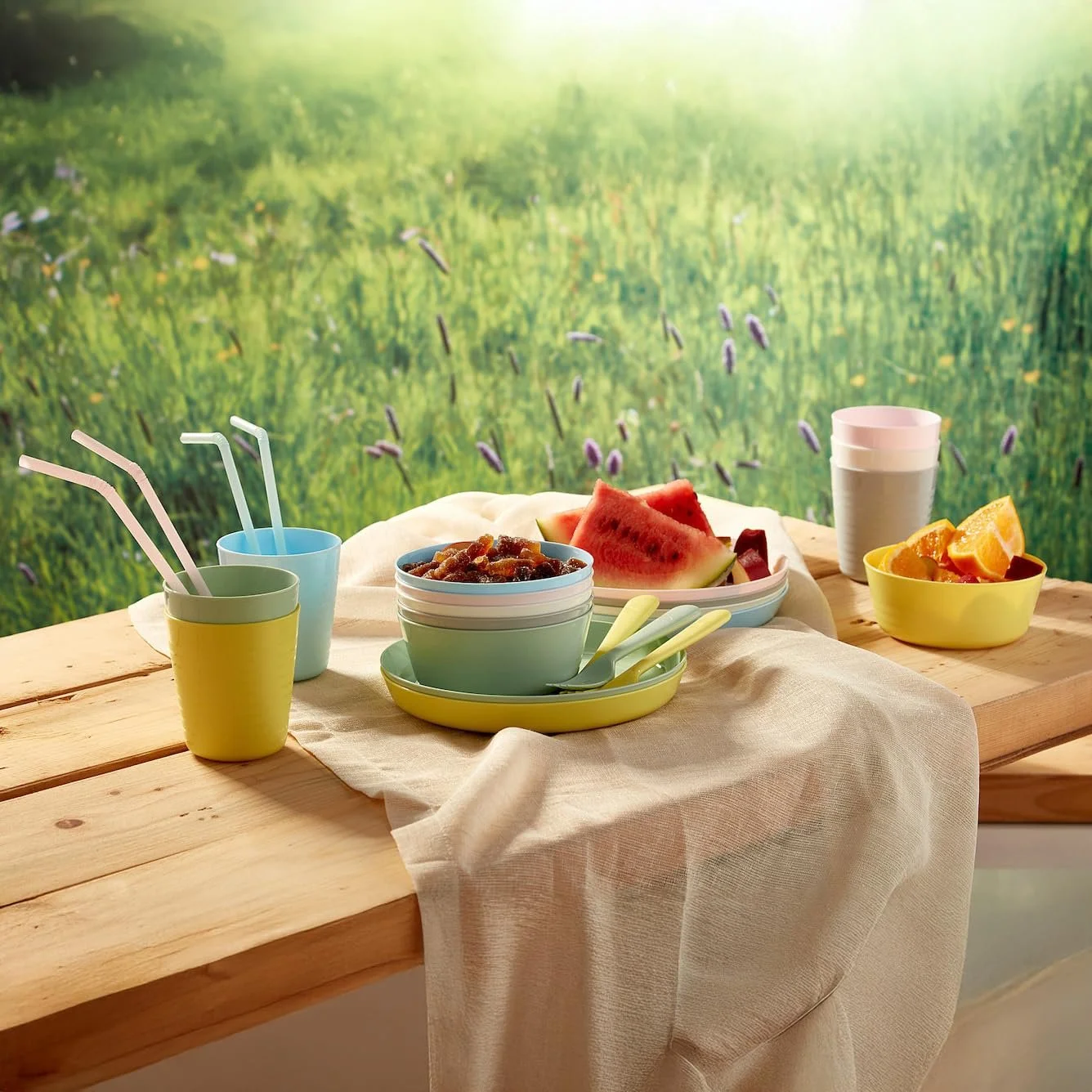 Набор посуды Ikea Kalas Миски, тарелки, столовые приборы и чашки для детей, фото №6 Набор посуды Ikea Kalas Миски, тарелки, столовые приборы и чашки для детей, фото №6