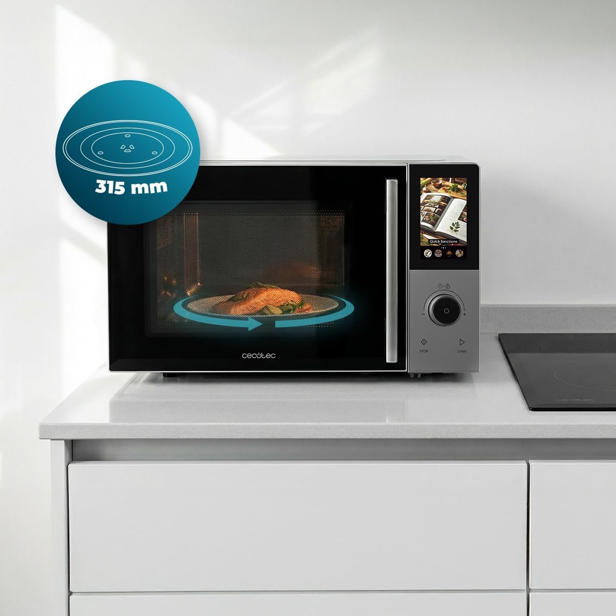 Микроволновая печь Cecotec Convection 2800 Touch 28 л 900 Вт гриль конвекция, фото №7 Микроволновая печь Cecotec Convection 2800 Touch 28 л 900 Вт гриль конвекция, фото №7