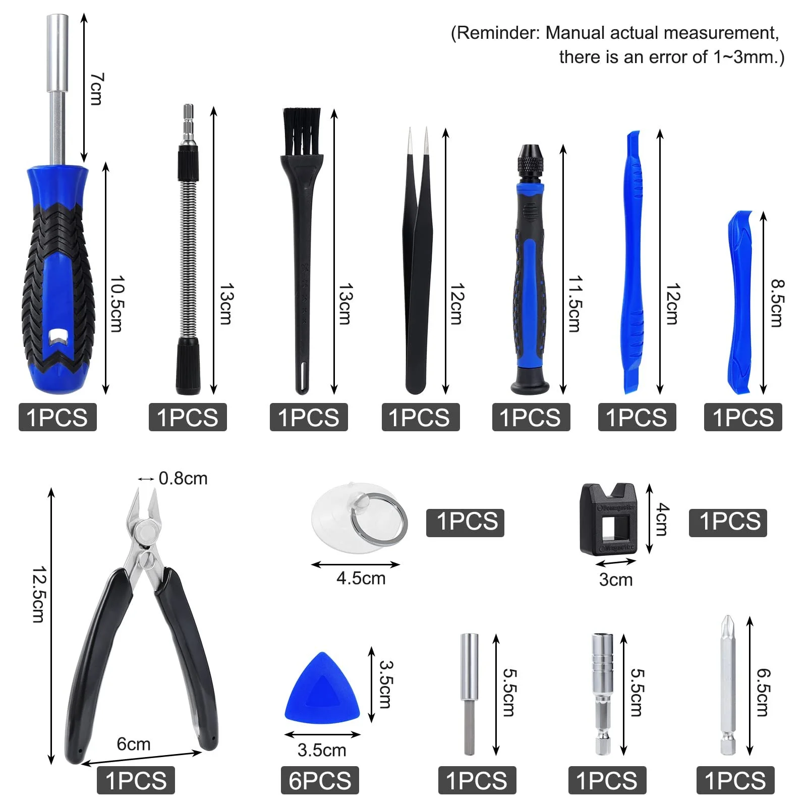 Набор отвёрток Coolty Precision Mechanic 119 in 1 Electronic Repair Tool Multi Bit, фото №2
