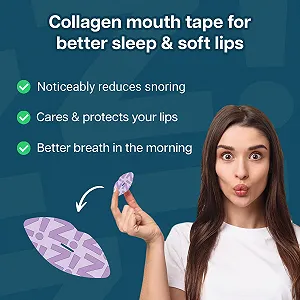 Пластирі для рота Zippit Collagen Sleep Pack 30 шт. проти хропіння та сухості в роті synthetic.ua - Фото 1