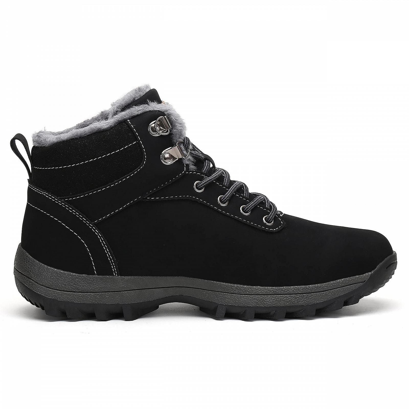 Ботинки Mishansha Winter Shoes теплый вкладыш водонепроницаемые 36-49 черный, фото №2