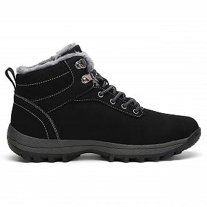 Ботинки Mishansha Winter Shoes теплый вкладыш водонепроницаемые 36-49 черный synthetic.ua - Фото 1