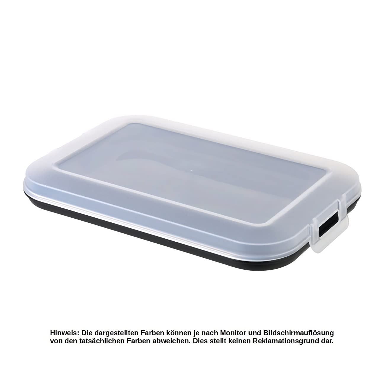 Контейнери для зберігання їжі Set of 2 Stackable Black, фото №3