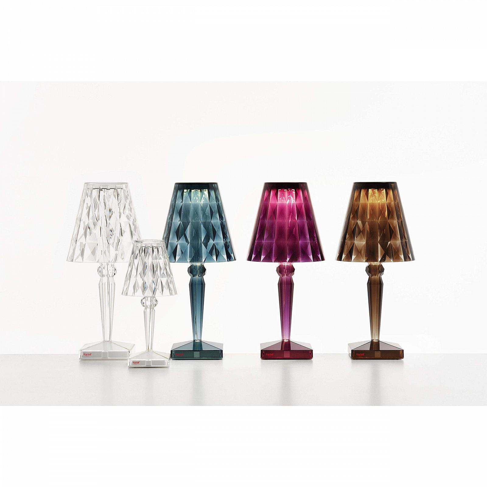 Настільна лампа Kartell Big Battery 37,3 x 17 см Сливова, фото №3