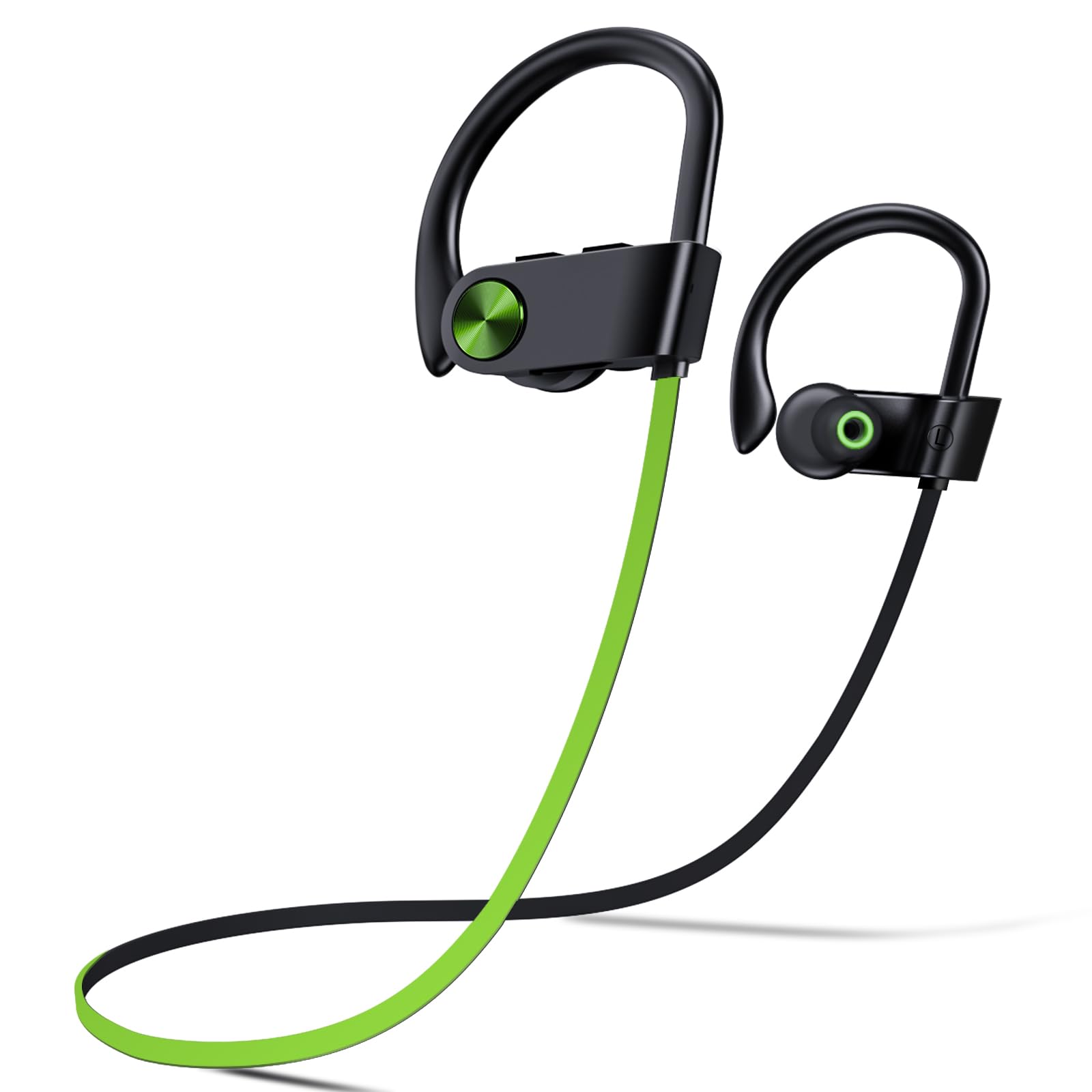 Наушники TONEMAC U8 Bluetooth Спортивные Вкладыши IPX7 15 часов Зелёный, фото №1