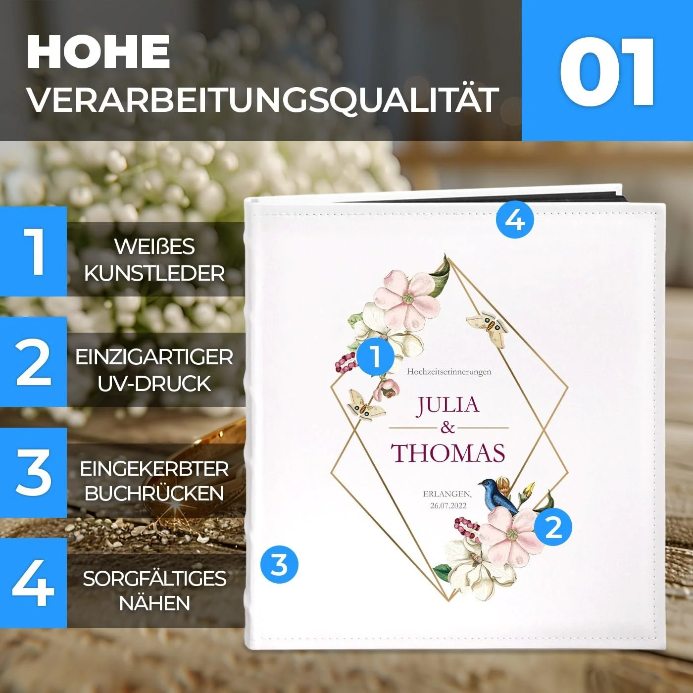 Фотоальбом Maverton для DIY с печатью - на 240 фотографий 10 x 15 - 60 черных страниц - Размер 33 x 30 см - Белый, фото №2 Фотоальбом Maverton для DIY с печатью - на 240 фотографий 10 x 15 - 60 черных страниц - Размер 33 x 30 см - Белый, фото №2