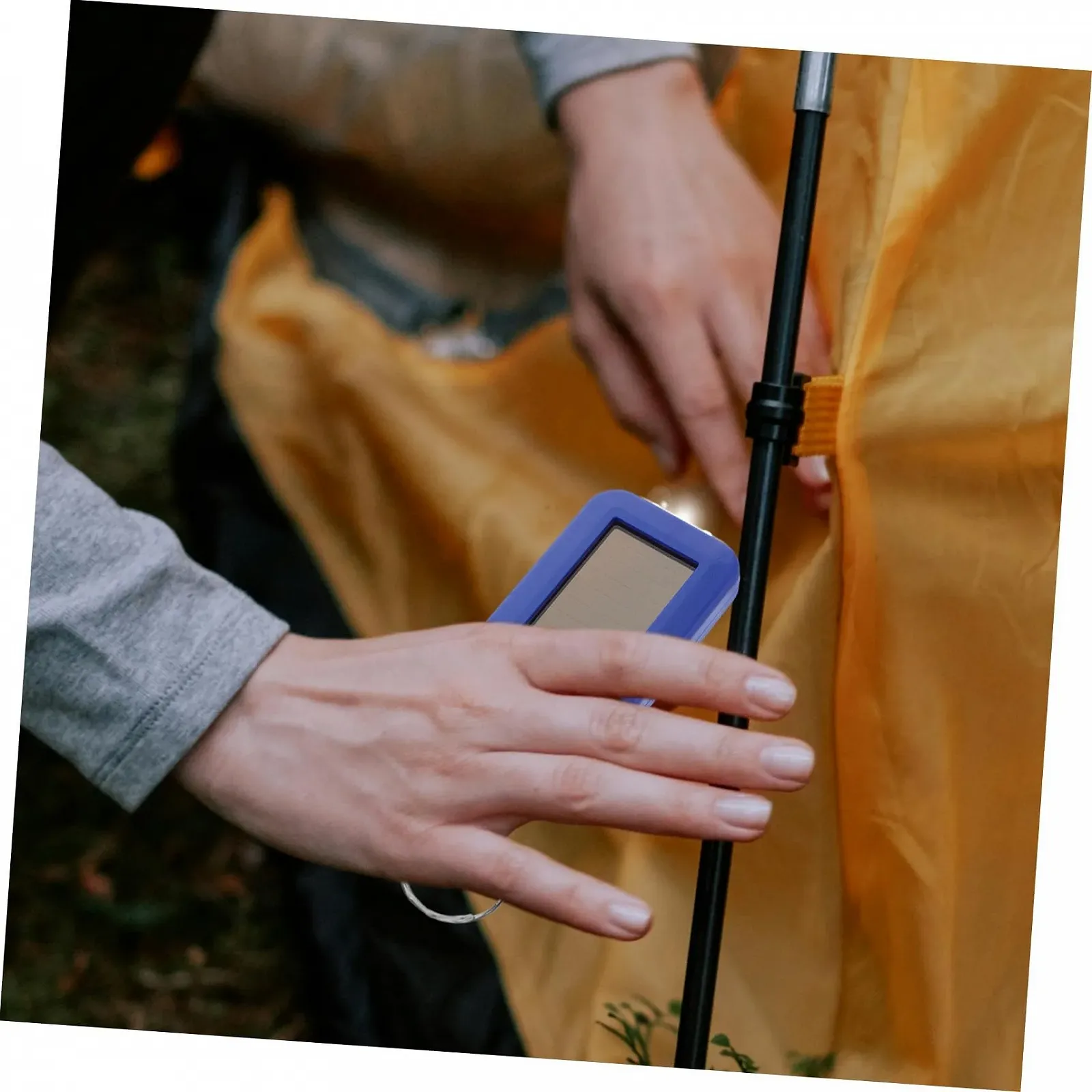 Ліхтарик-брелок LED Solar Compact HEMOTON Міні для надзвичайних ситуацій Портативний Універсальний для кемпінгу та активного відпочинку Синій, фото №5