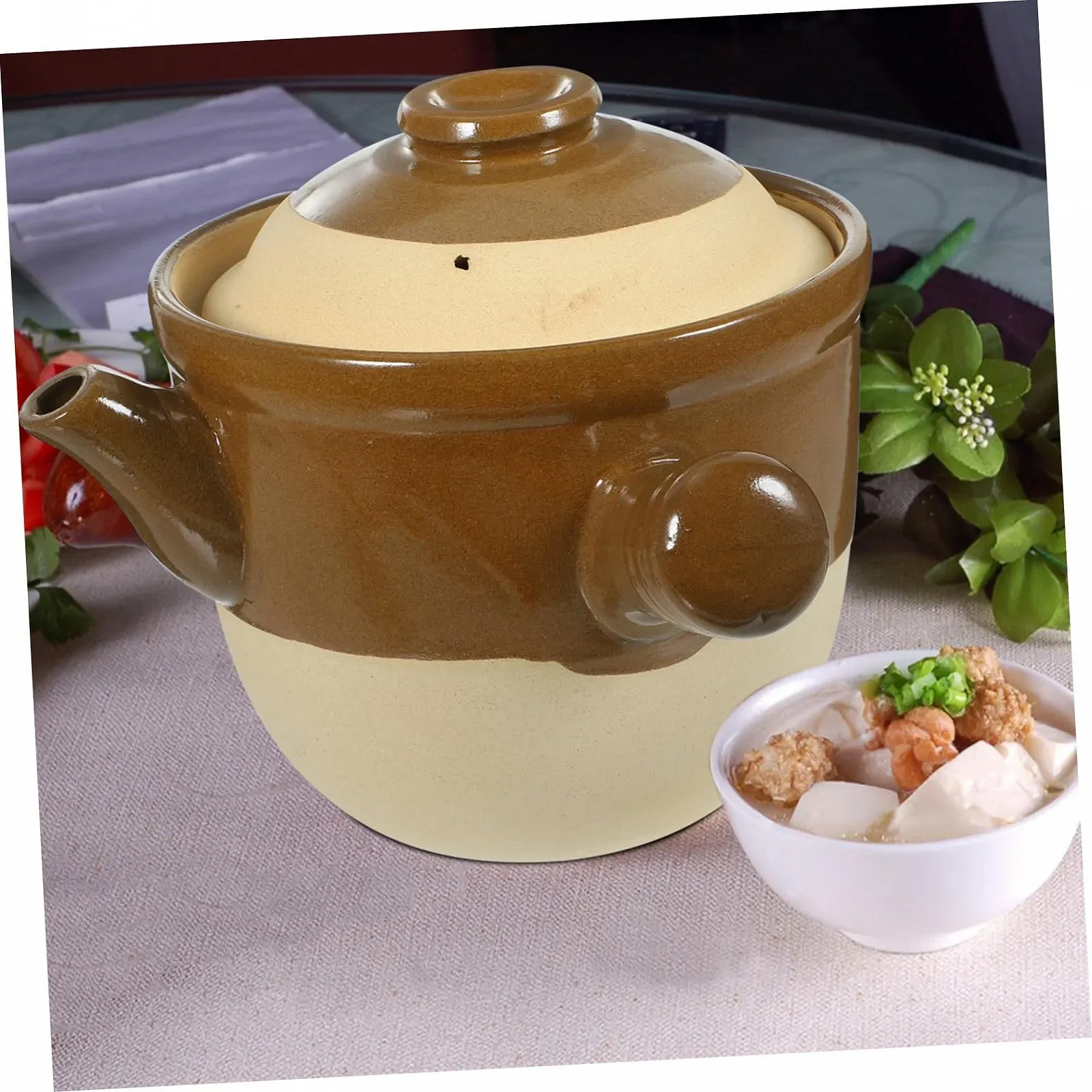 Кастрюля для приготовления лекарств TOYANDONA керамическая термостойкая с антипригарным покрытием, фото №6