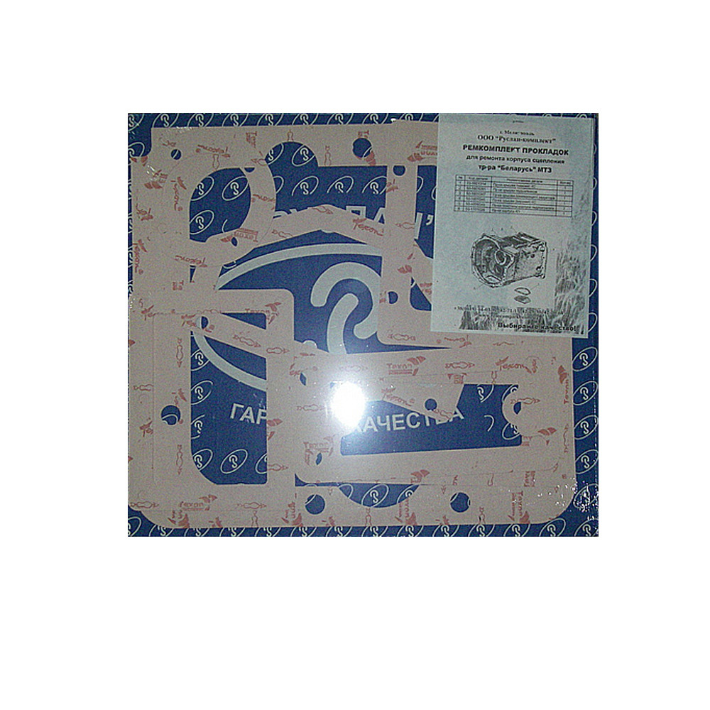 Комплект прокладок корпуса сцепления МТЗ-80, МТЗ-82, МТЗ-892 паронит пр-во Рось-Гума 3667, фото №1