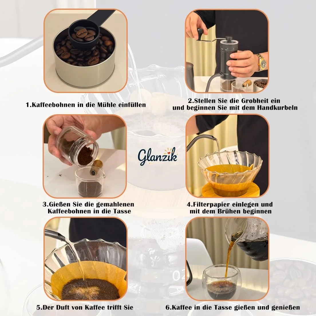 Набір для приготування кави методом Pour-Over, 13 предметів, фото №4