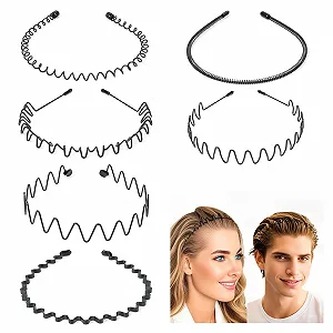 Набор из 6 металлических обручей для волос. - Фото 1
