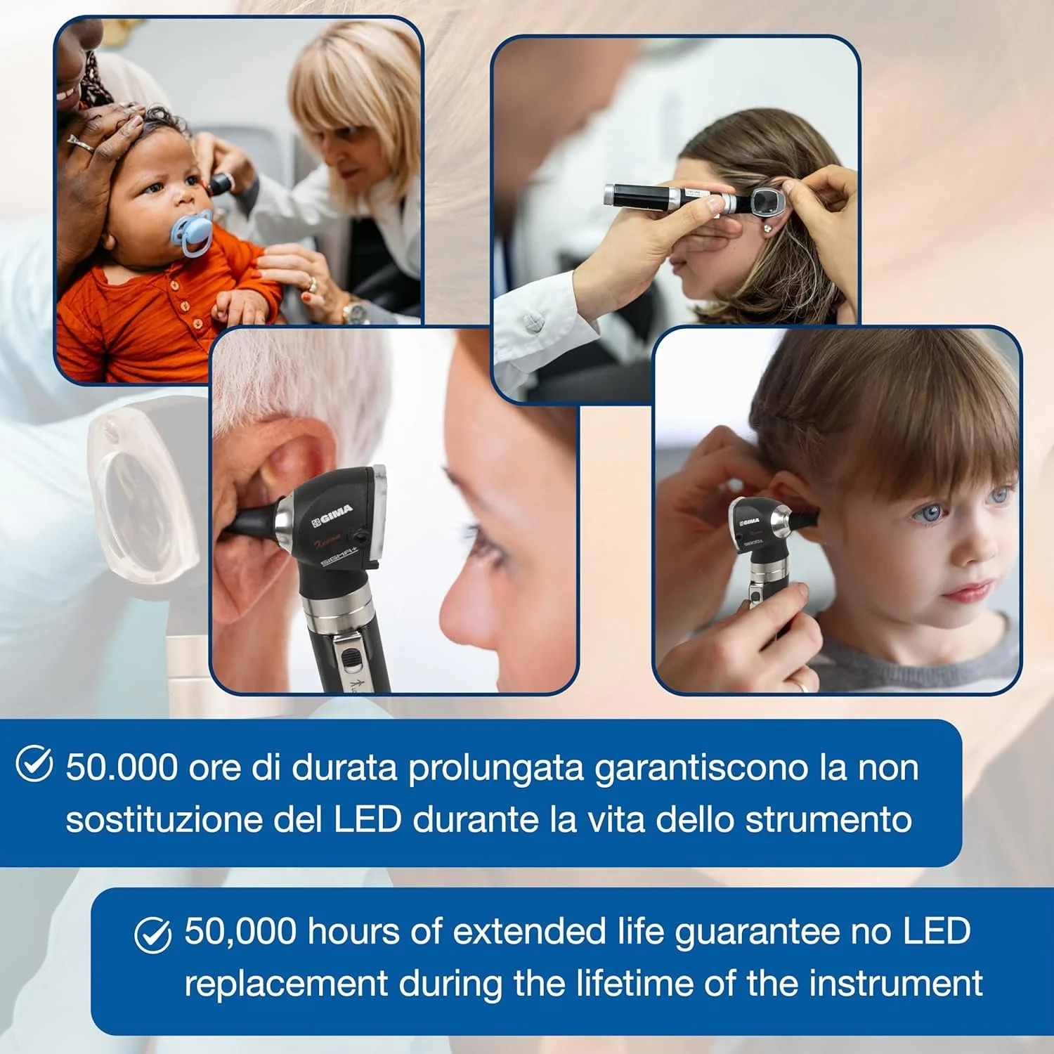 Отоскоп GIMA F.O.SIGMA 2.5V Черный, фото №6 Отоскоп GIMA F.O.SIGMA 2.5V Черный, фото №6