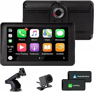 Автомагнітола CUQI / 7" / Сенсорна / Apple CarPlay / Android Auto / Bluetooth / WI-FI / GPS / USB / AUX / TF slot - Фото 1